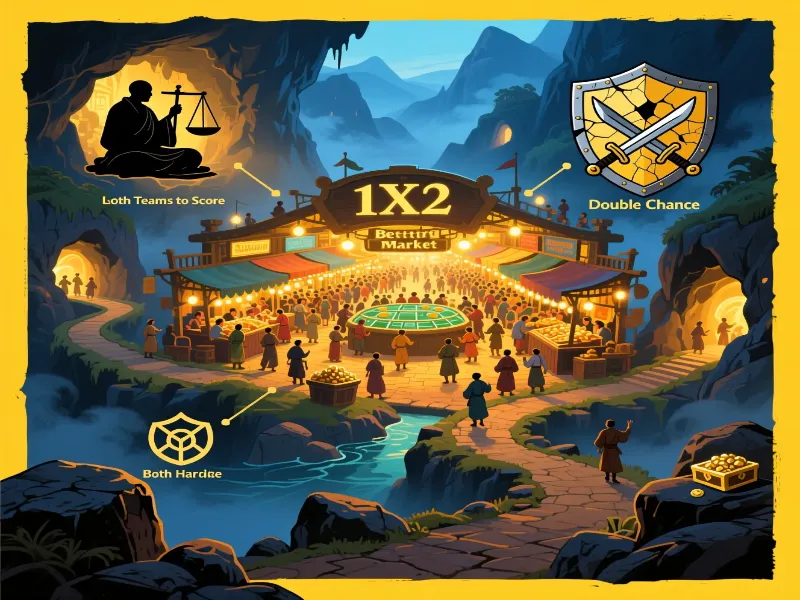 Mercados ocultos con valor: mapa del tesoro mostrando h&aacute;ndicap asi&aacute;tico, ambos marcan y doble oportunidad como zonas doradas