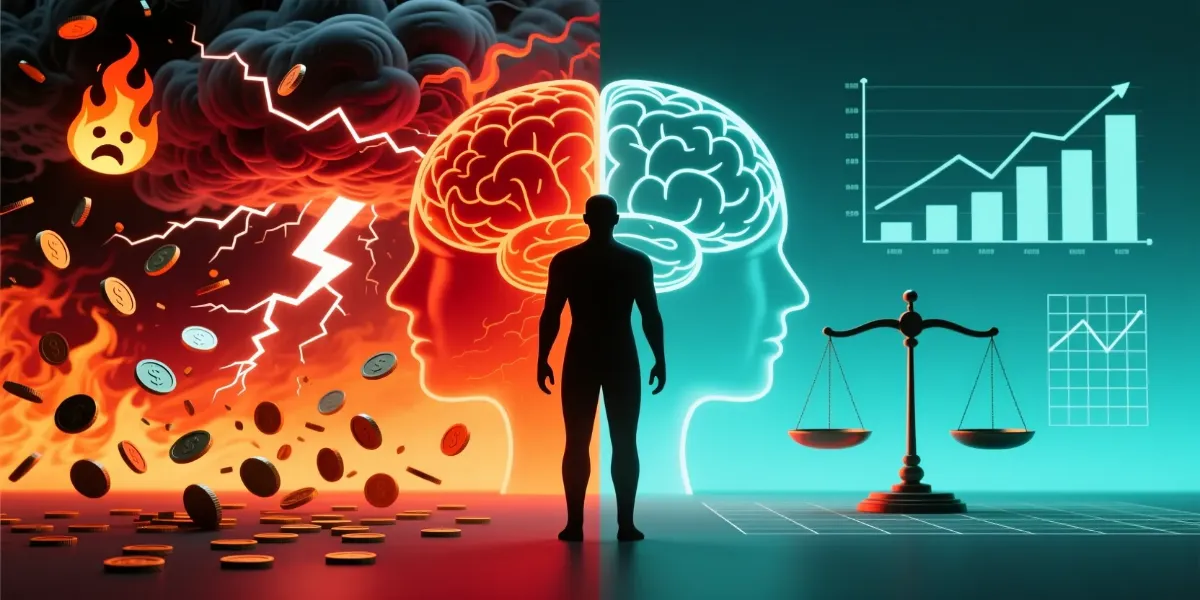 Psicología del apostador: cerebro dividido entre caos emocional y control racional en apuestas deportivas