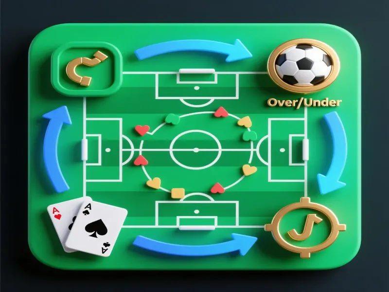 Traducir t&aacute;ctica a mercados de apuestas: diagrama t&aacute;ctico conectando con over/under goles, c&oacute;rners, tarjetas y h&aacute;ndicap asi&aacute;tico