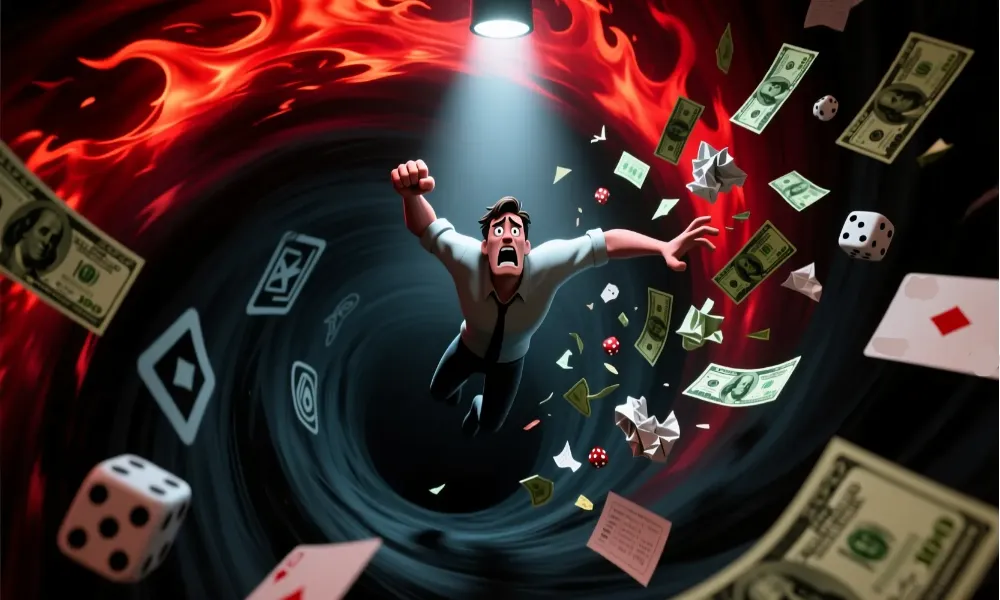 Tilt en apuestas: espiral autodestructiva de decisiones emocionales que arruina el bankroll
